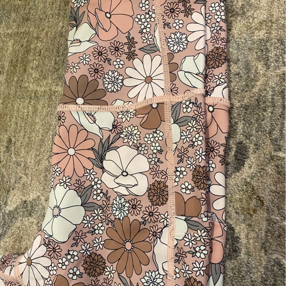 Maventhread Pink floral Leggings - Picture 2 of 4